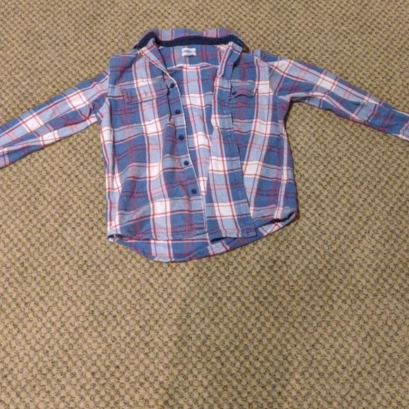 Old navy red white and blue flannel - Picture 1 of 1